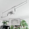 Orina Deckenleuchte LED Silber, 1-flammig