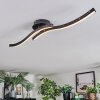 Arlan Deckenleuchte LED Schwarz, 1-flammig