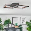 Binor Deckenleuchte LED Naturfarben, Schwarz, 1-flammig