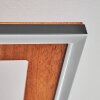 Binor Deckenleuchte LED Naturfarben, Schwarz, 1-flammig