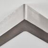 Omaro Deckenpanel LED Nickel-Matt, 1-flammig