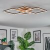 Brina Deckenleuchte LED Braun, 1-flammig