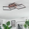 Brina Deckenleuchte LED Braun, 1-flammig