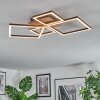 Brina Deckenleuchte LED Braun, 1-flammig