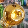 Ripoll Hängeleuchte Glas 15 cm, 20 cm Blau, Gold, Grün, Kupferfarben, 6-flammig