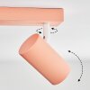 Javel Deckenleuchte Rosa, Weiß, 3-flammig