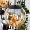 Gastor Hängeleuchte Glas 20 cm Schwarz, 6-flammig