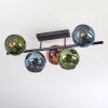 Koyoto Deckenleuchte Glas 15 cm Blau, Grün, Kupferfarben, 5-flammig