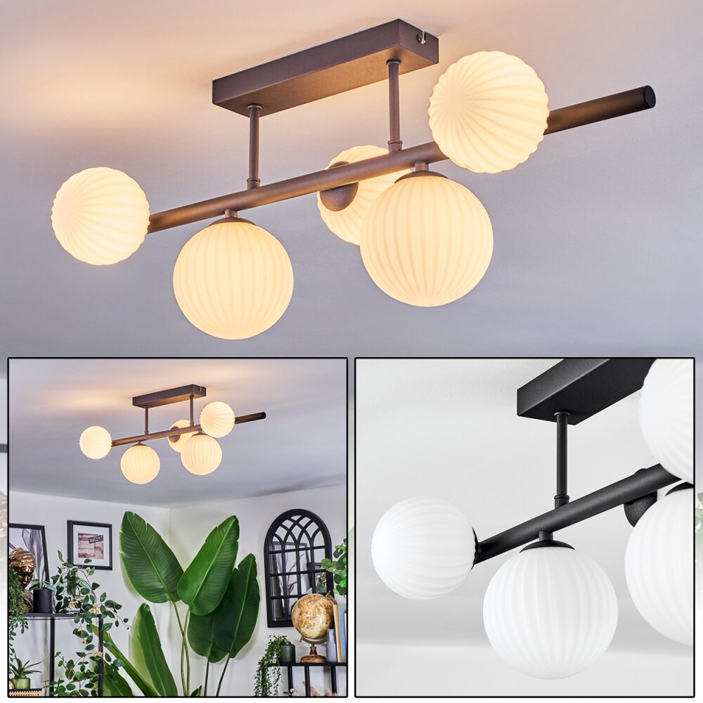 Chehalis Deckenleuchte Glas 10 cm, 12 cm Weiß, 5-flammig main product photo