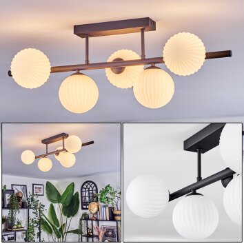 Chehalis Deckenleuchte Glas 12 cm Weiß, 5-flammig Chehalis Deckenleuchte Glas 12 cm Weiß, 5-flammig