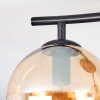 Koyoto Deckenleuchte Glas 15 cm Bernsteinfarben, 2-flammig