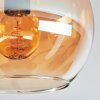 Koyoto Deckenleuchte Glas 15 cm Bernsteinfarben, 3-flammig