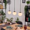 Gastor Hängeleuchte Glas 15 cm Weiß, 3-flammig