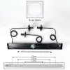 Gastor Hängeleuchte Glas 15 cm Weiß, 3-flammig