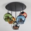 Koyoto Deckenleuchte Glas 15 cm Blau, Chrom, Gold, Grün, Kupferfarben, Rauchfarben, 5-flammig