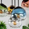 Koyoto Deckenleuchte Glas 15 cm Blau, Gold, Grün, Klar, Kupferfarben, Rauchfarben, 5-flammig