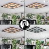 Lidor Deckenleuchte LED Anthrazit, Grau, Schwarz, 1-flammig
