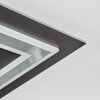 Lidor Deckenleuchte LED Anthrazit, Grau, Schwarz, 1-flammig