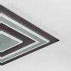Lidor Deckenleuchte LED Anthrazit, Grau, Schwarz, 1-flammig