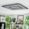 Lidor Deckenleuchte LED Anthrazit, Grau, Schwarz, 1-flammig