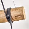 Koyoto Pendelleuchte Glas 15 cm Naturfarben, Schwarz, 3-flammig