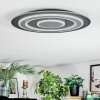 Lidor Deckenleuchte LED Schwarz, 1-flammig
