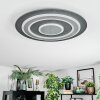 Lidor Deckenleuchte LED Schwarz, 1-flammig