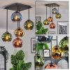 Koyoto Deckenleuchte Glas 15 cm Blau, Gold, Grün, Kupferfarben, 5-flammig