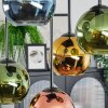 Koyoto Deckenleuchte Glas 15 cm Blau, Gold, Grün, Kupferfarben, 5-flammig