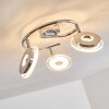 Prag Deckenspot LED Chrom, 3-flammig
