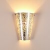 Zera Wandleuchte Silber, 1-flammig