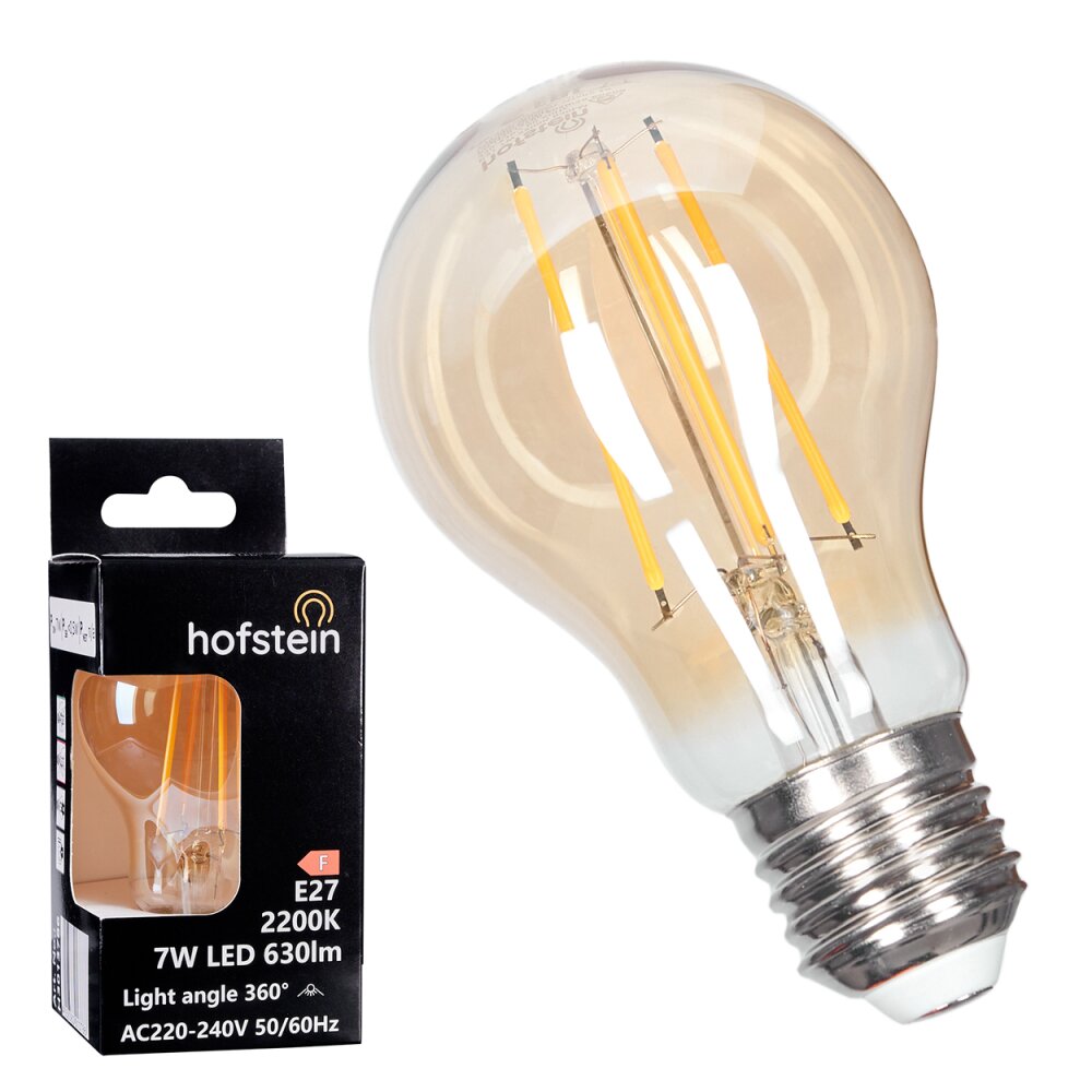 LED E27 7W 2200 Kelvin 630 Lumen main product photo