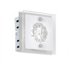 Wofi REIMS Wandleuchte LED Chrom, 1-flammig