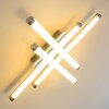Deckenleuchte Iskut LED Chrom, 4-flammig