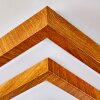 Sora Wood Deckenleuchte LED Weiß, 1-flammig