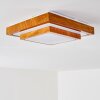 Sora Wood Deckenleuchte LED Weiß, 1-flammig