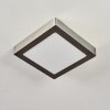 Finsrud Deckenleuchte LED Nickel-Matt, 1-flammig