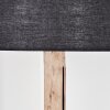 Flemming Stehleuchte 50 cm Naturfarben, Schwarz, 1-flammig