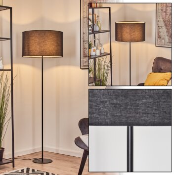 Flemming Stehleuchte 50 cm Schwarz, 1-flammig Flemming Stehleuchte 50 cm Schwarz, 1-flammig