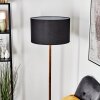 Flemming Stehleuchte 50 cm Naturfarben, Schwarz, 1-flammig