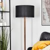 Flemming Stehleuchte 50 cm Naturfarben, Schwarz, 1-flammig