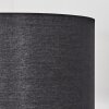 Flemming Stehleuchte 50 cm Naturfarben, Schwarz, 1-flammig