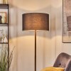 Flemming Stehleuchte 50 cm Naturfarben, Schwarz, 1-flammig