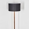 Flemming Stehleuchte 50 cm Naturfarben, Schwarz, 1-flammig