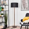 Flemming Stehleuchte 50 cm Naturfarben, Schwarz, 1-flammig