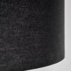 Flemming Stehleuchte 50 cm Naturfarben, Schwarz, 1-flammig