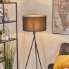 Flemming Stehleuchte 50 cm Schwarz, 1-flammig