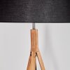 Flemming Stehleuchte 50 cm Naturfarben, Nickel-Matt, 1-flammig