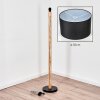 Flemming Stehleuchte 50 cm Naturfarben, Schwarz, 1-flammig