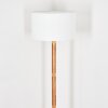 Flemming Stehleuchte 50 cm Naturfarben, Schwarz, 1-flammig